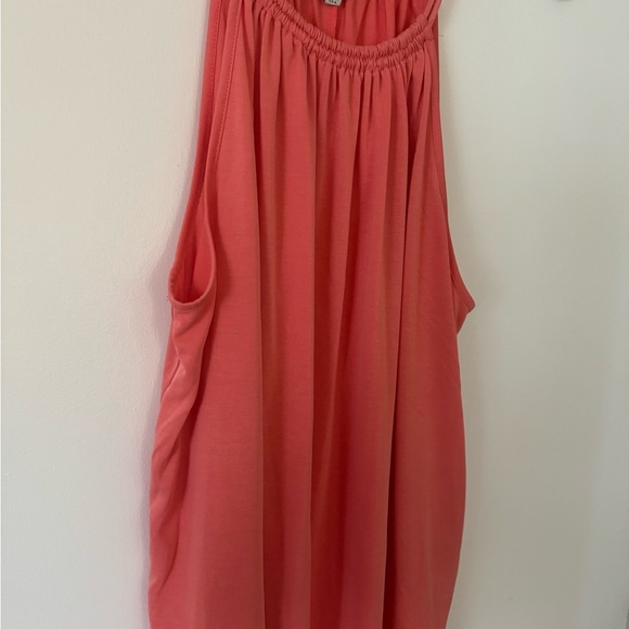 Coral Strappy Tank Top - Picture 2 of 4